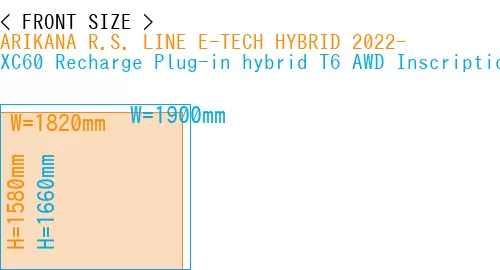 #ARIKANA R.S. LINE E-TECH HYBRID 2022- + XC60 Recharge Plug-in hybrid T6 AWD Inscription 2022-
